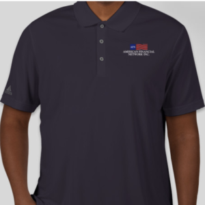 Old Logo - Close out - Adidas Men's Polo - Navy MEDIUM ONLY