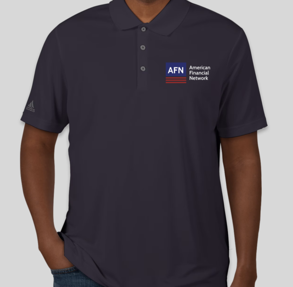 NEW LOGO - Adidas Men's Polo - Navy