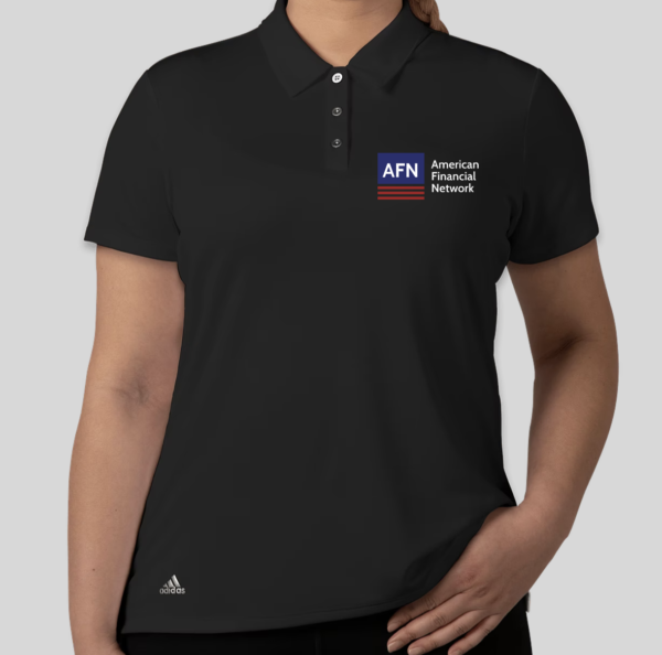 NEW LOGO - Adidas Women's Polo - Black