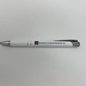 Ballpoint Metal Clicker - Blue Ink Pen