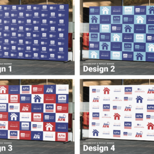 Step and Repeat Tradeshow and Event Backdrop