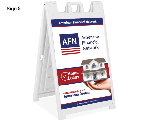 A - Frame Sidewalk Sign - with ART - Image 5
