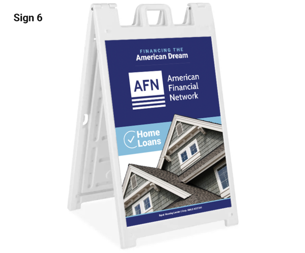 A - Frame Sidewalk Sign - with ART - Image 6
