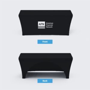 Fitted Stretch Table Cover (Black)